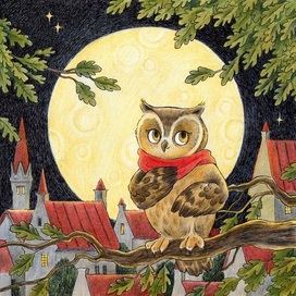 "Owl and the Moon"