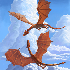 иллюстрация к песне "два дракона"