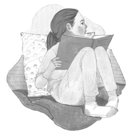Девочка с книгой