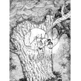 Иллюстрация к книге «Приключения Трюффельбекера: Поход Вглубь»