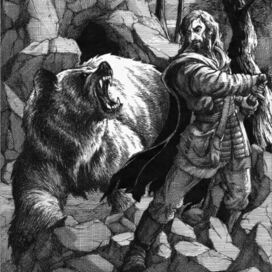 Встреча Ролло с медведем