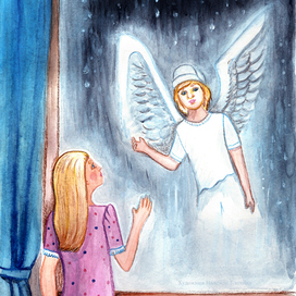 Иллюстрация к книге "Белый Ангел"