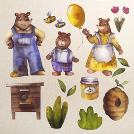Медведи и мед