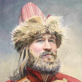 Портрет Антона в стрелецком костюме Московского царства