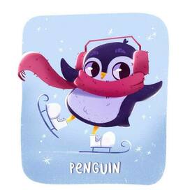 Иллюстрация-дизайн персонажа Пингвинчика