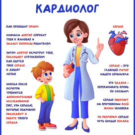 Инфографика для детского кардиолога