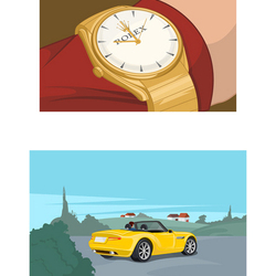 Часы и машины