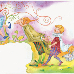 иллюстрация к сказке Гофмана"Щелкунчик и мышиный король"