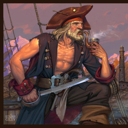" Старый пират "  карта