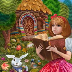 плакат: Алиса в стране чудес