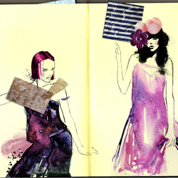 My very first moleskine sketches2