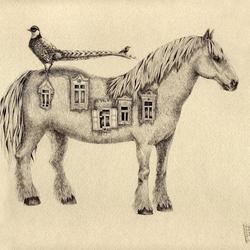 мой дом,моя лошадь