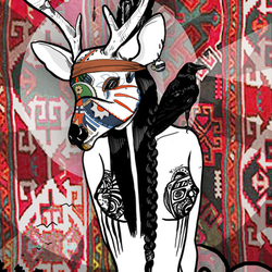 Mask girl (deer ♥ Squaw ♥)