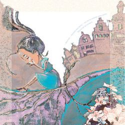 Иллюстрация "Грусть" к сказке Г.Х. Андерсена "Квіти маленької Іди"