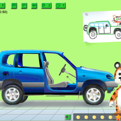 Сборка авто - экран "Игры для Тигры"