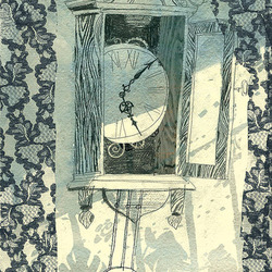 "Моя душа обожжена". Иллюстрации к сборнику стихов "Лента времени" Б. Шапиро-Тулина.