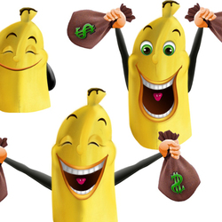Банан, работа с анимацией
