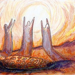 Иллюстрация к музыке В.Дубовского "Апокалипсис" (5)