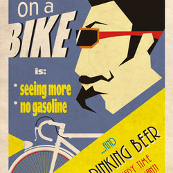 Постер для любителей велосипеда