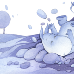 Иллюстрация к " Волшебная зима" Туве Янссон.