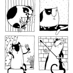 «Плохие кошки», иллюстрации - 2