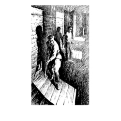 Рисунок к книге "Старая крепость"