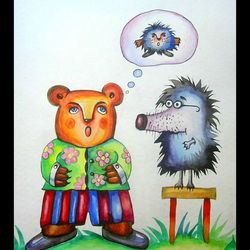 Ёжик и медведь