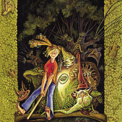 Обложка к книге В. Кострова «Злая ведьма Варвара», издательство «Азбука», 2004 г.