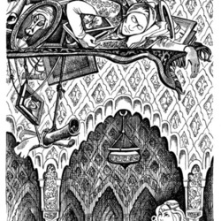 Иллюстрация к книге Д. У. Джонс «Воздушный замок», издательство «Азбука», 2006 г.