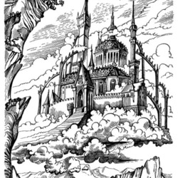 Иллюстрация к книге Д. У. Джонс «Воздушный замок», издательство «Азбука», 2006 г.