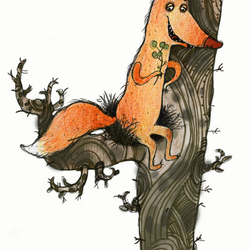 про лису которая жила на дереве к сказке Tashi Moreno