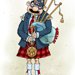 Шотландец с волынкой