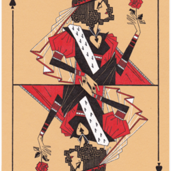 для юбилейного выпуска «КОЛОДЫ КАРТ-2» Дама пик - Queen of spades