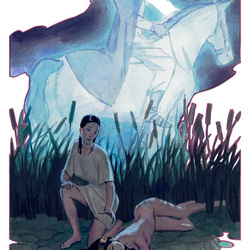 Иллюстрации к сказке Г. Х. Андерсена «Дочь болотного царя».