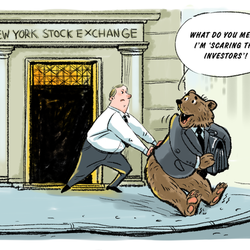 "Медведь" на бирже NYSE