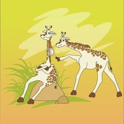 Забавные жирафы