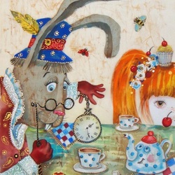Безумное чаепитие"Мартовский заяц и Алиса"