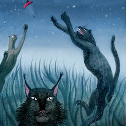 Иллюстрация к книге А. Семина-Вадова "Джоконда и Принцесса из леса"