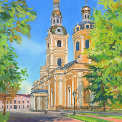 Иллюстрации для календаря.Петропавловский собор