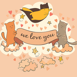 Cats love you