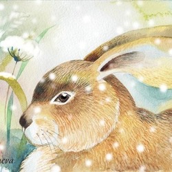 Иллюстрация к сказке "Мороз и заяц" (проект "Порт сказок")