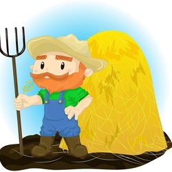 Иллюстрация фермера