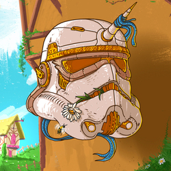 Imperial Stormtrooper helmet. (knightly)