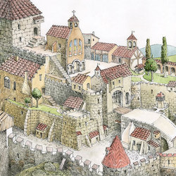 Устройство средневекового замка