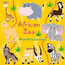 Африканский зоопарк. Травоядные животные.