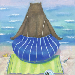"У моря"( из серии открыток "Meditation")