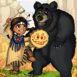 Маша и медведь в Северной Америке