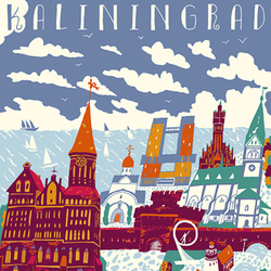 Туристический плакат "Калининград"