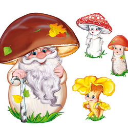 осень.грибы