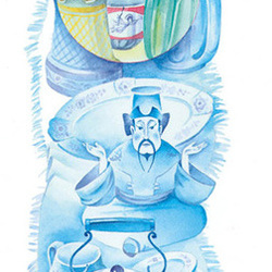 Иллюстрация к сказке "Севрская чашка"